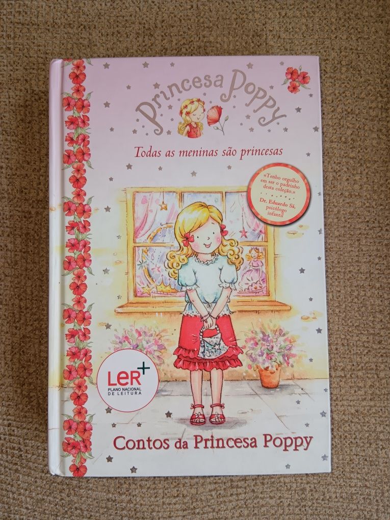 4 livros, contos da Princesa Poppy