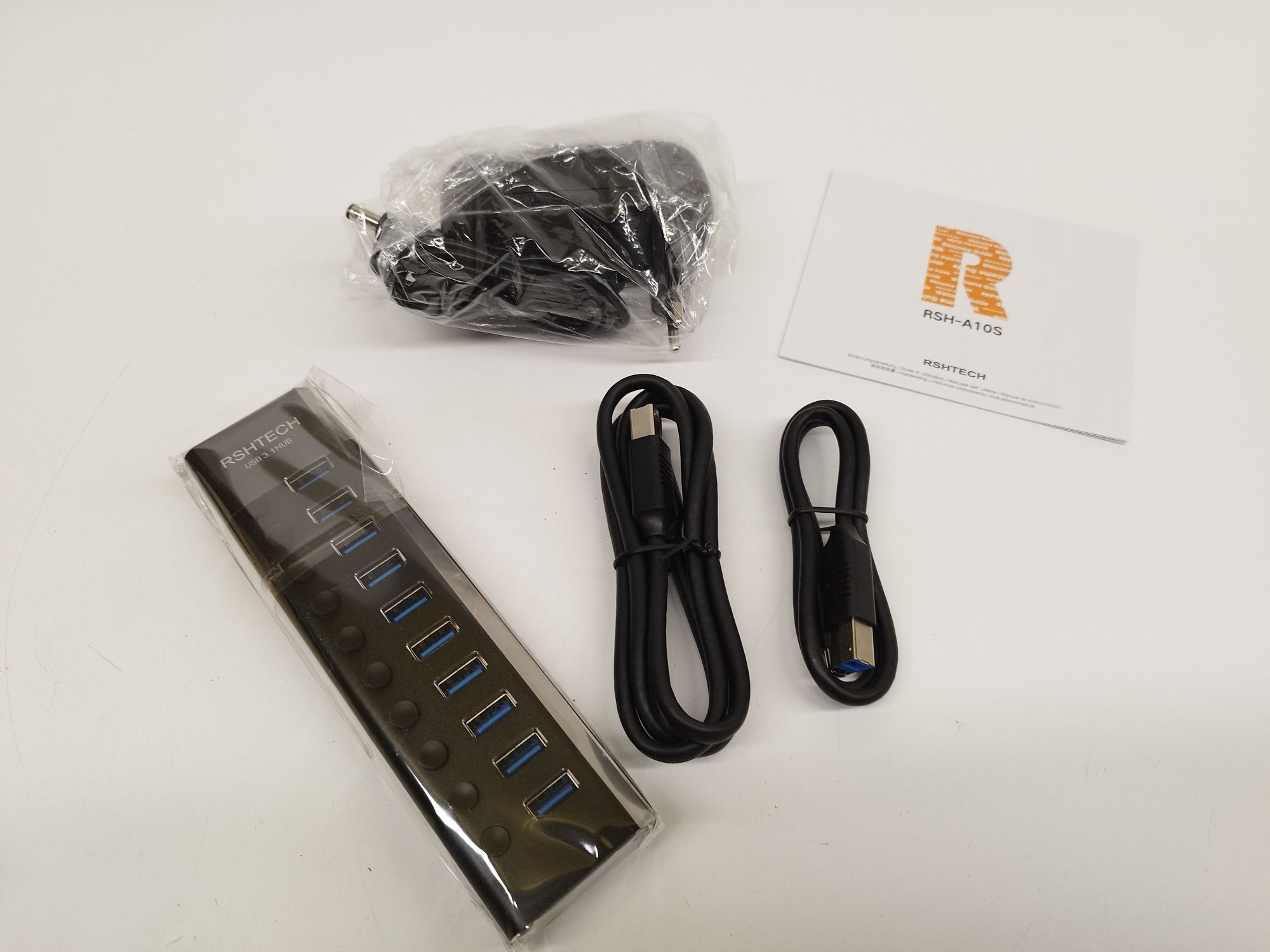 Hub USB 3,1 10 portowy rozdzielacz USB