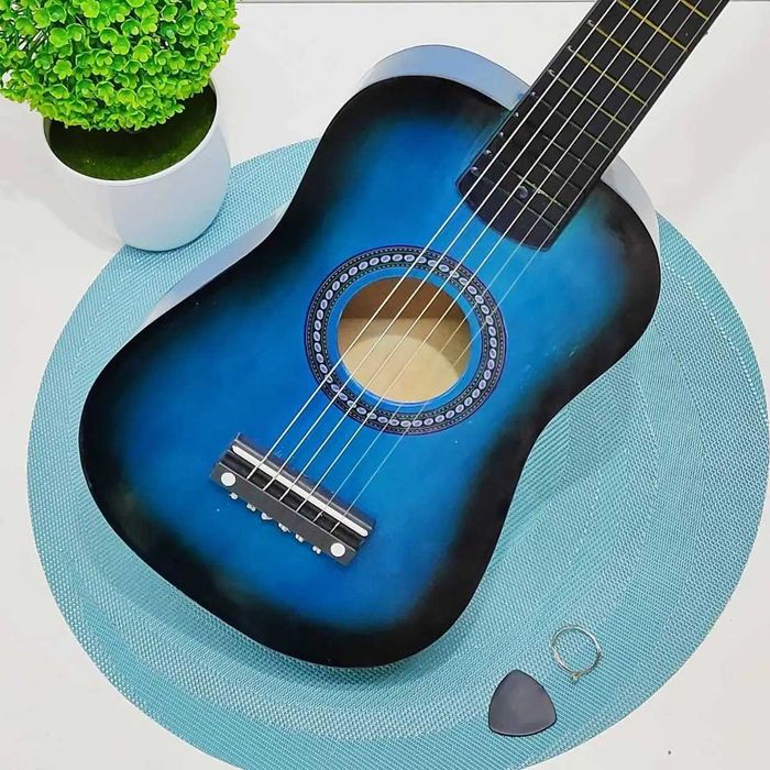 Гітара дерев'яна дитяча 6 струн 52см три види (M 1370) Розд/Дроп