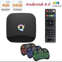 TV BOX Q android 9.   4GB/64GB