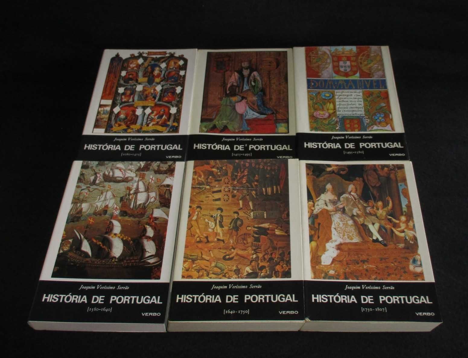 Livros História de Portugal Joaquim Veríssimo Serrão Verbo 12 Volumes