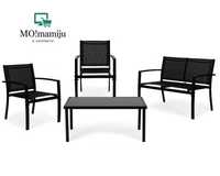 Zestaw mebli ogrodowych - stół / ławka / 2x fotele METALOWE PROMOCJA !