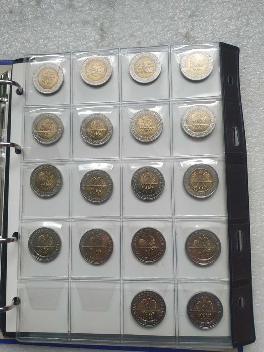 Monety  okolicznościowe 5-cio złotowe - 23szt komplet
