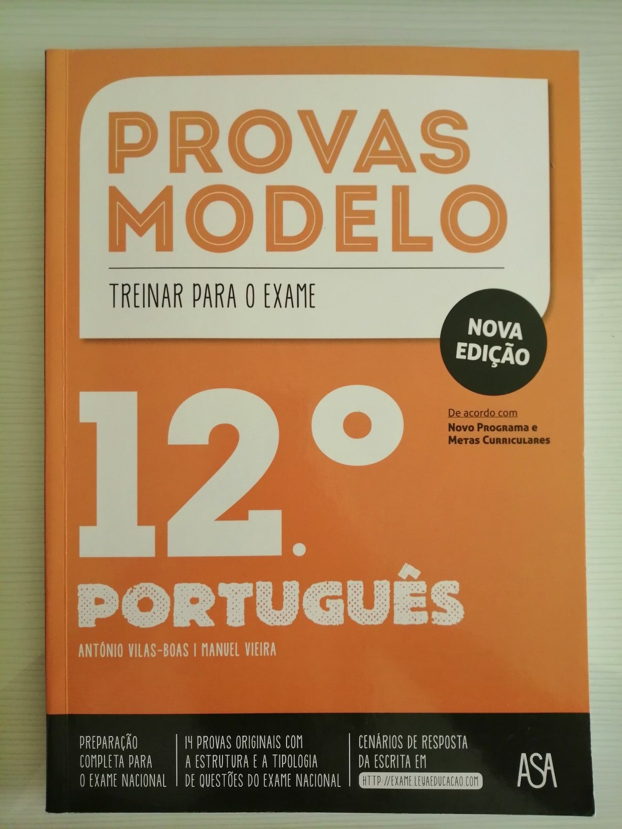 Livro Provas Modelo exame português 12ºano