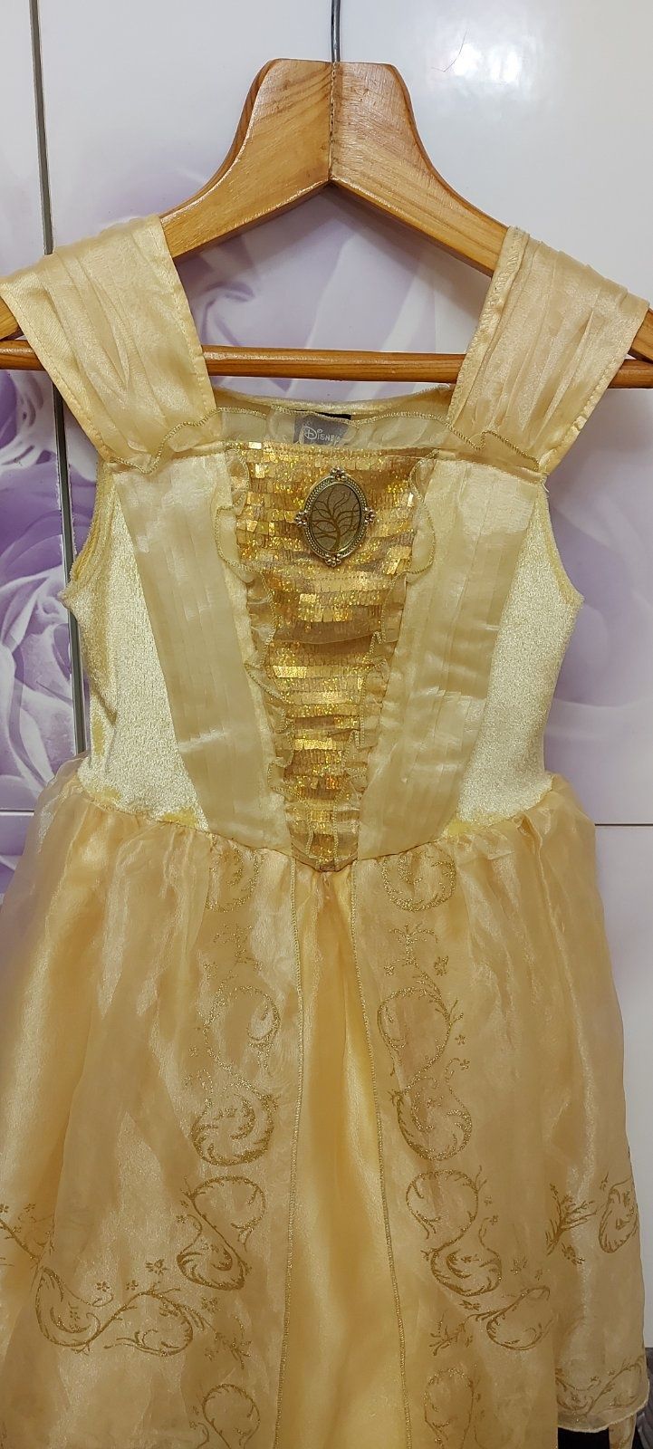 Карнавальные платье Белль Красавицы и чудовище Принцессы Дисней