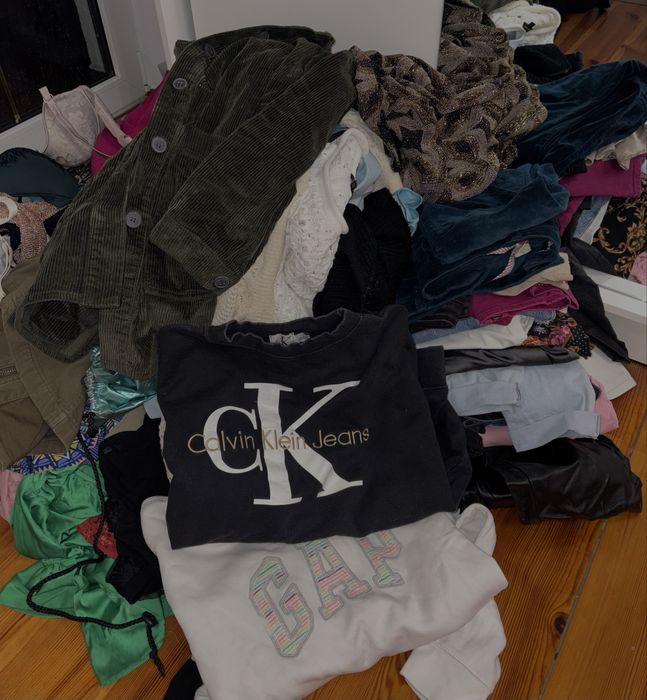 Mega paka / zestaw ubrań 107 szt. ciuchów damskich L i XL super stan!