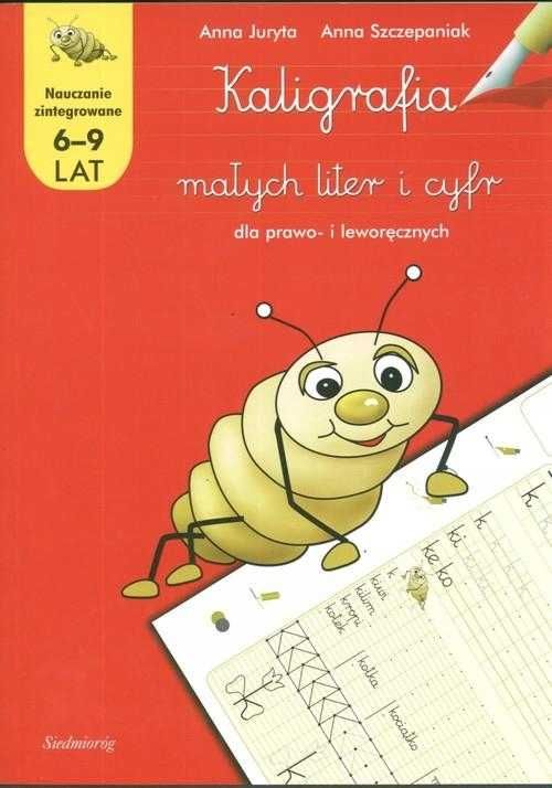 Kaligrafia małych liter i cyfr nowa