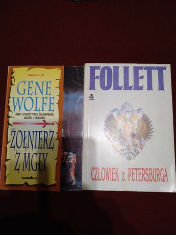 Książki Kena Follet i Gene Wolfe