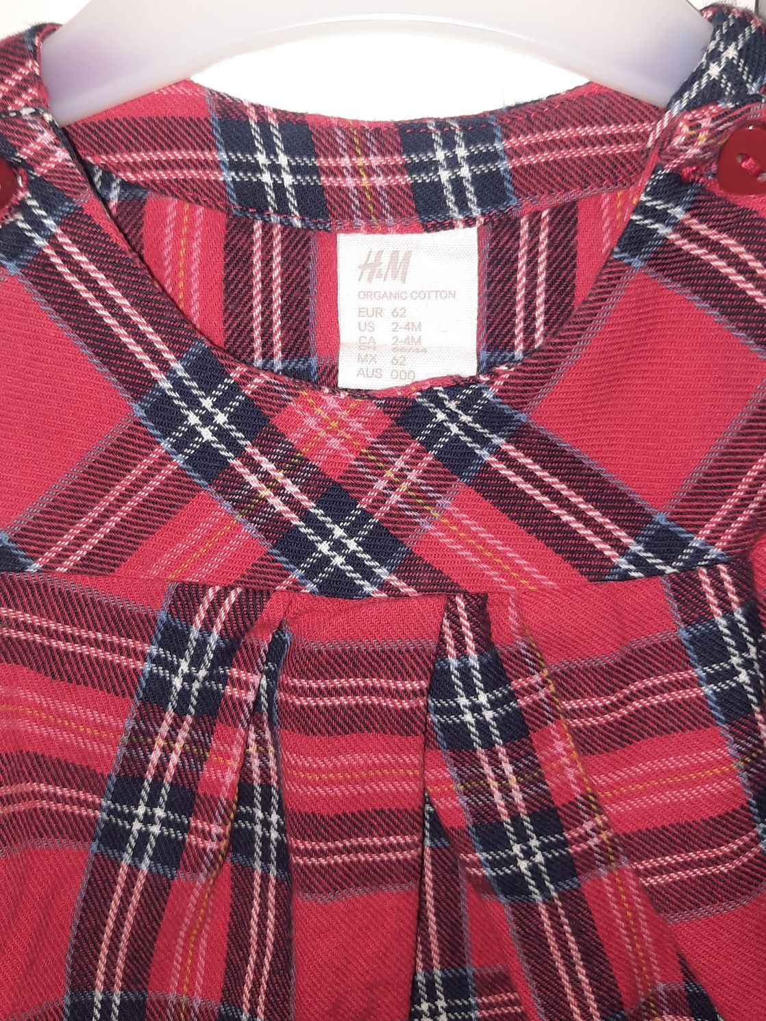 Klasyczna elegancka sukienka w kratę + bolerko rozm. 62