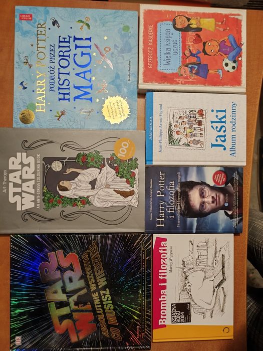 7 książek Jaśki Harry Potter Bromba Star Wars