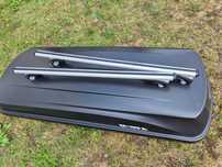 Bagażnik aluminiowy na relingi 135 cm zamykane na zamek Gwarancja !