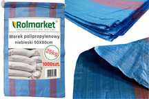 WORKI POLIPROPYLENOWE worek 15kg 25kg 50kg GRUZ zboże PIASEK MIX kolor