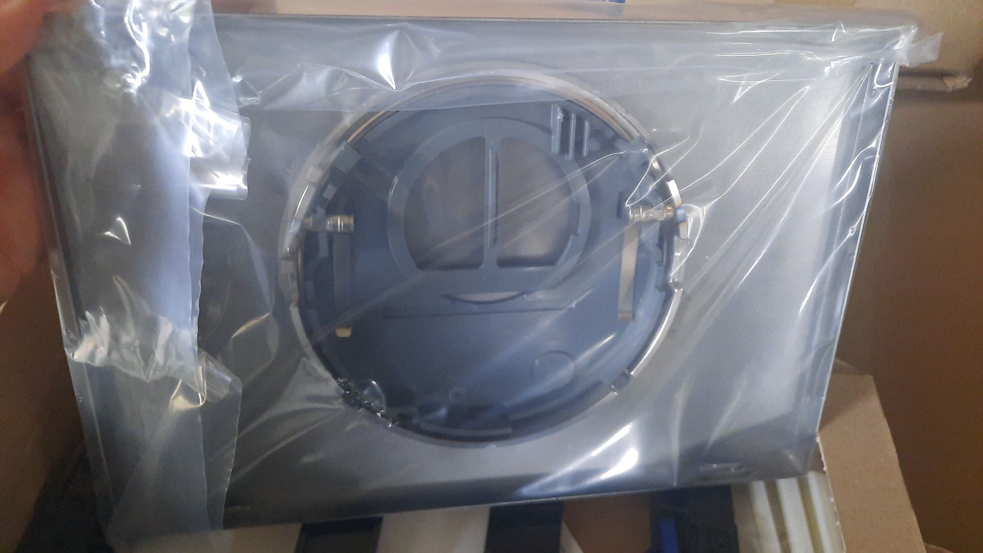 Placa descarga preta Sigma10 da Geberit