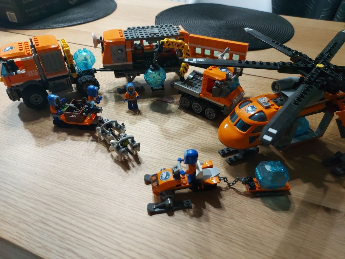 Lego Arktyka - duży zestaw 60032, 60034, 60033, 60035