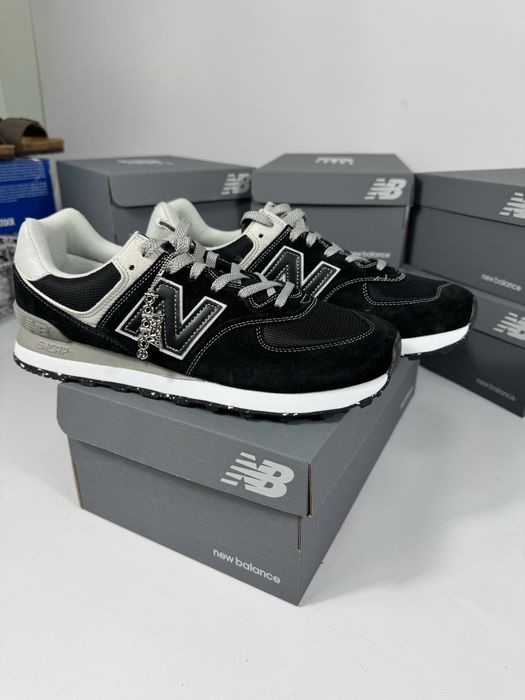 БЕЗ ПЕРЕДОПЛАТ New Balance 574 classic black чорні ньюбеленс