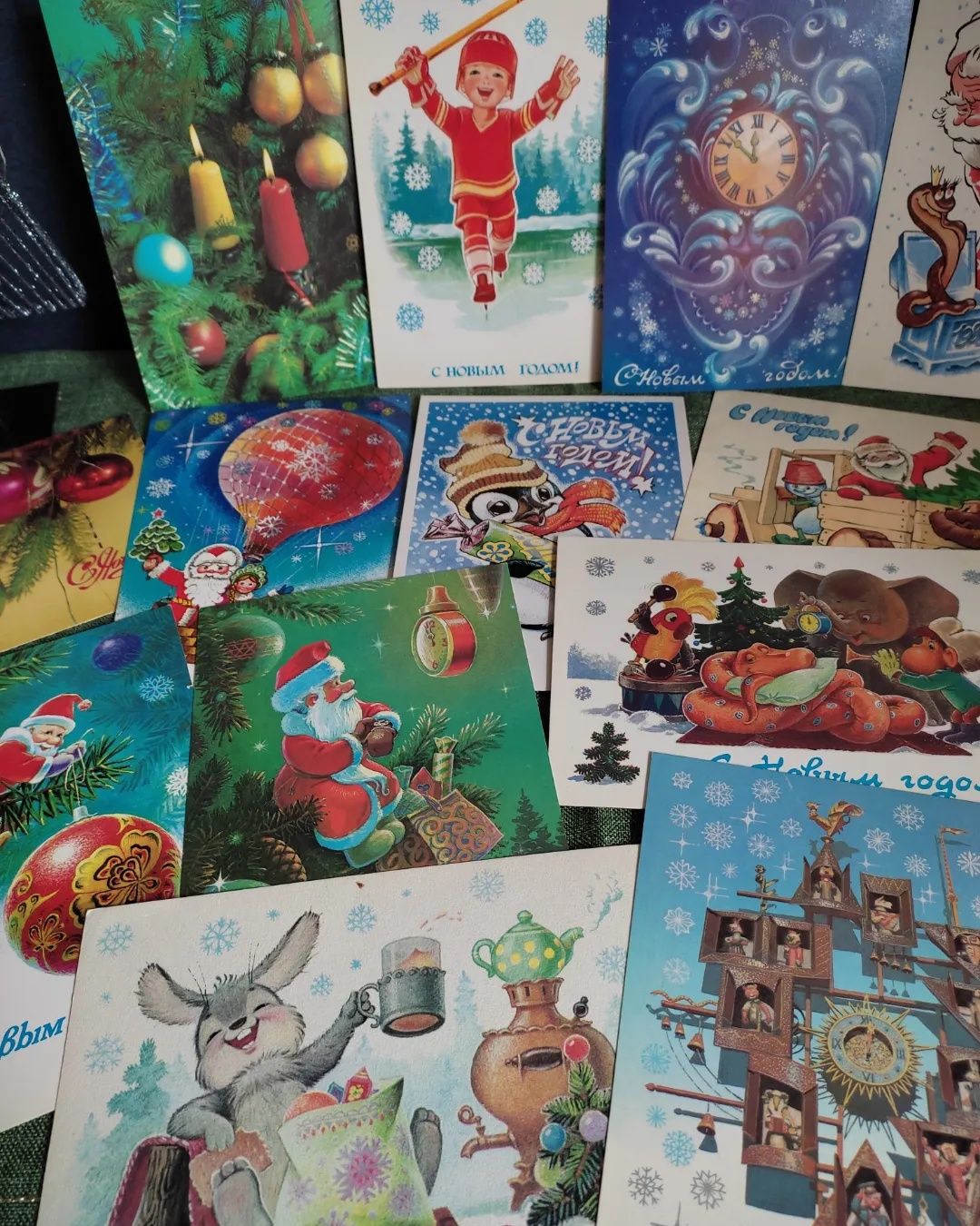 Колекційні новорічні листівки срср