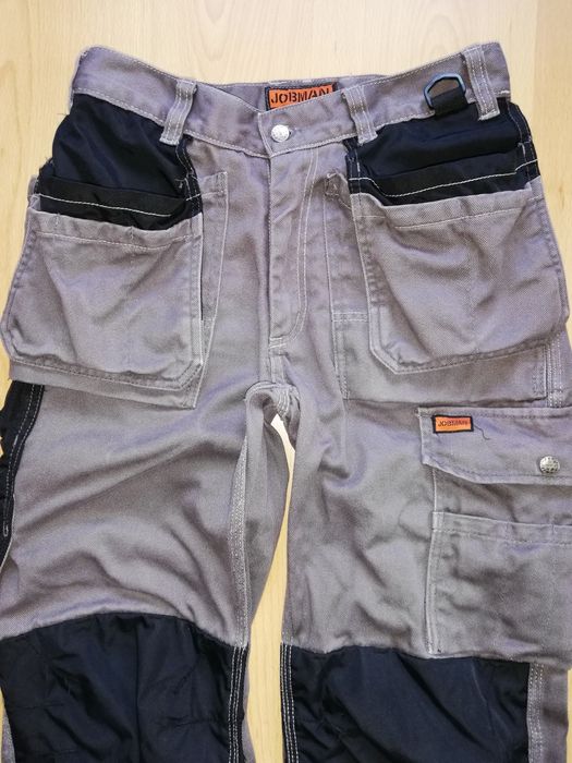 Spodnie JOBMAN roz. C44, roz. S, SILVER LINE Workwear