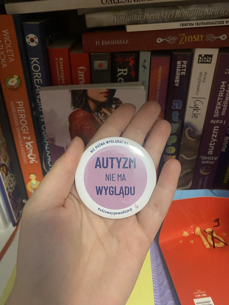 Przypinki autyzm nie ma wygladu