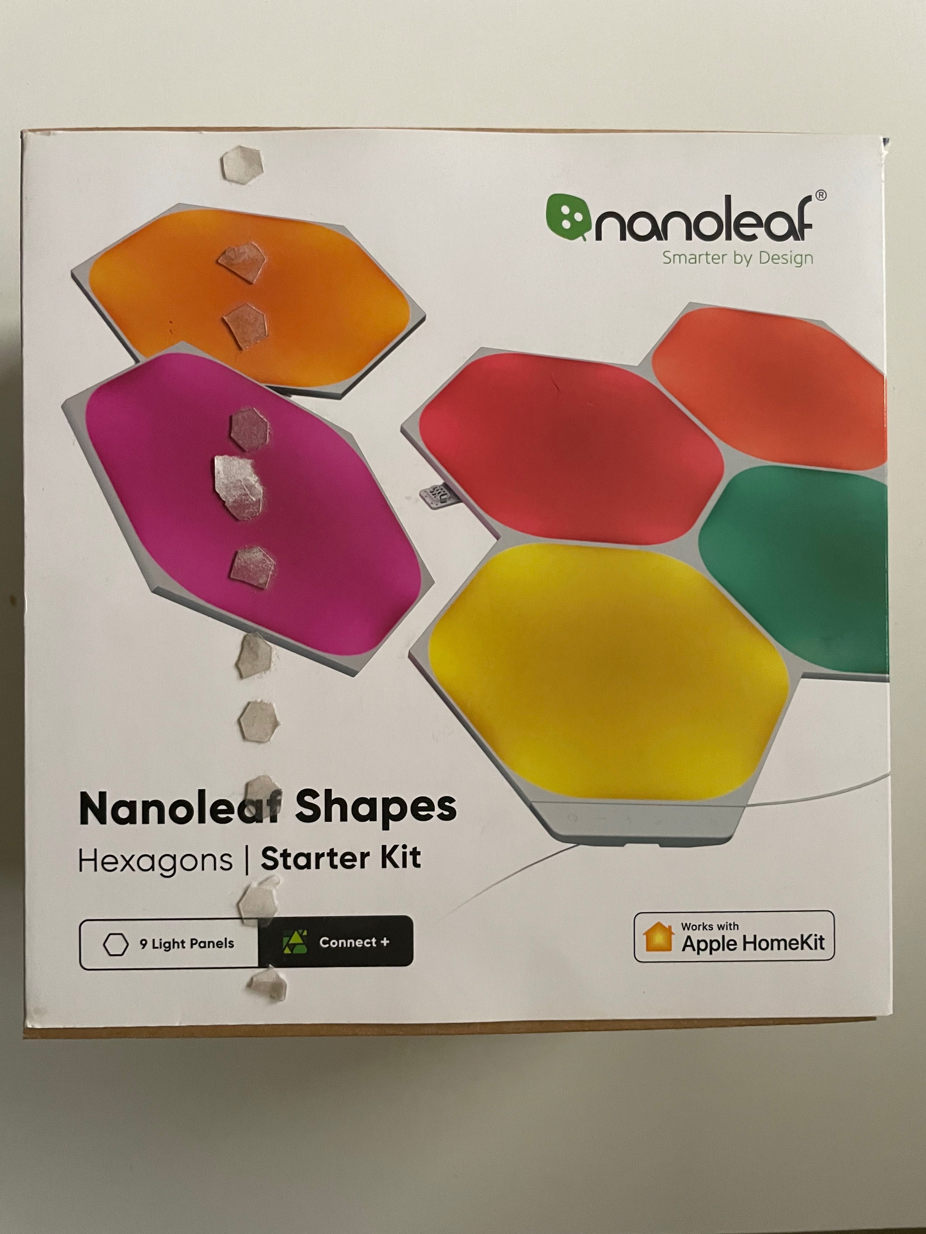 Nanoleaf Shapes Hexagons 9 paneli świetlnych od Apple LEDY