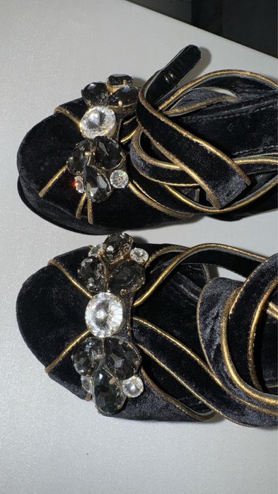 Босоніжки босоножки туфли на танкетке Dolche & Gabana оригінал