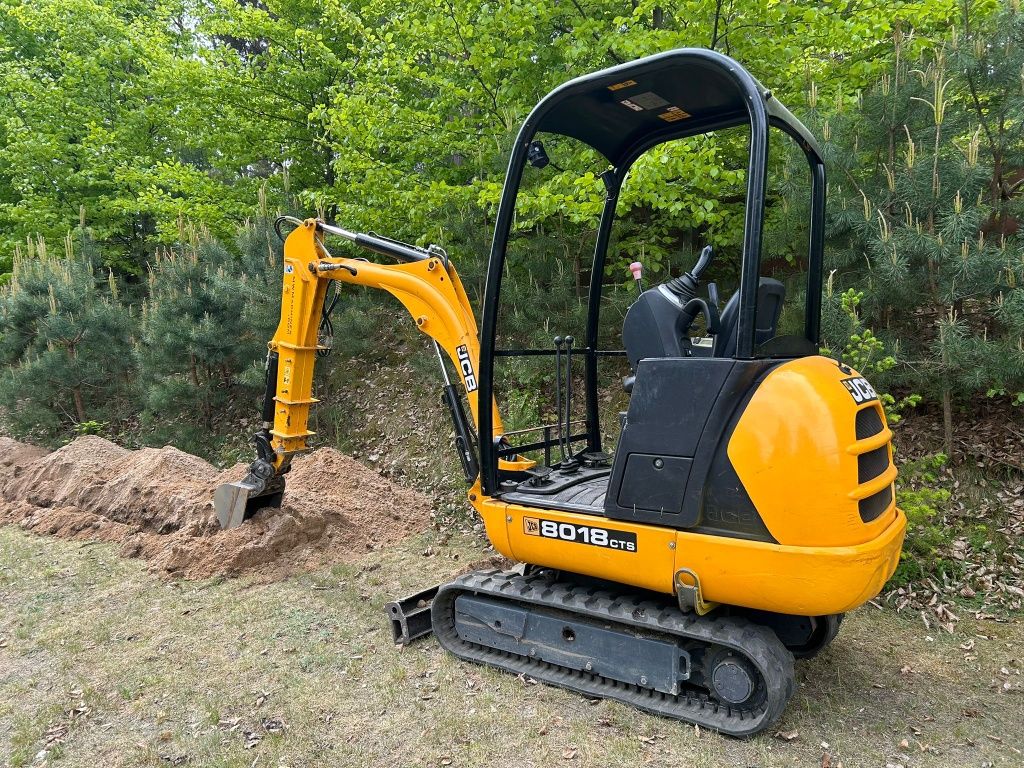 Minikoparka JCB 8018 CTS 2016r