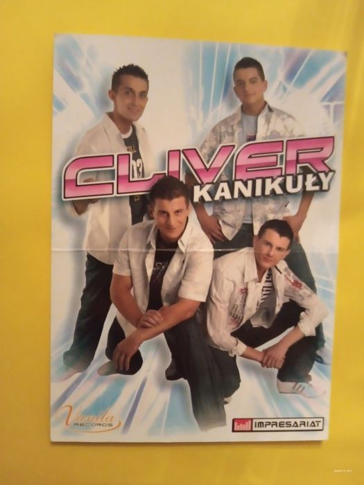 Sprzedam kartkę z autografami zespołu Cliver