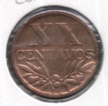 Moeda 20 centavos diversas datas