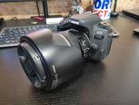 Canon 77d + objectivas + baterias