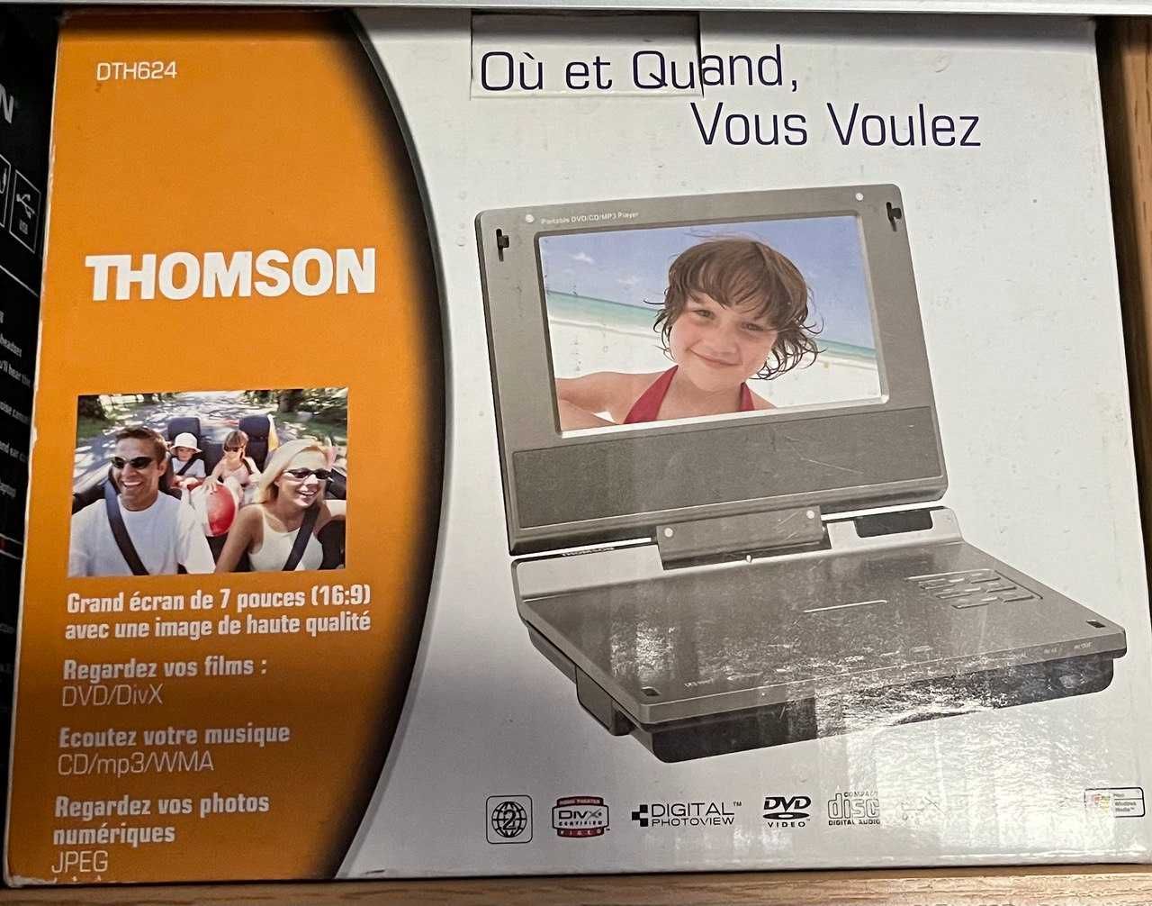 Portable DVD player Thomson DTH624