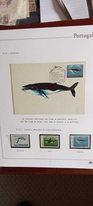 Album Filatélico dos CTT com selos de Portugal novos
