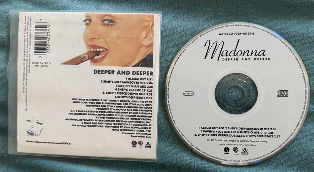 Madonna varios itens (cd single)