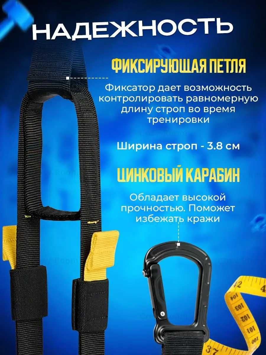 Тренировочные спортивные петли подвесные TRX PRO PACK Петлі підвісні