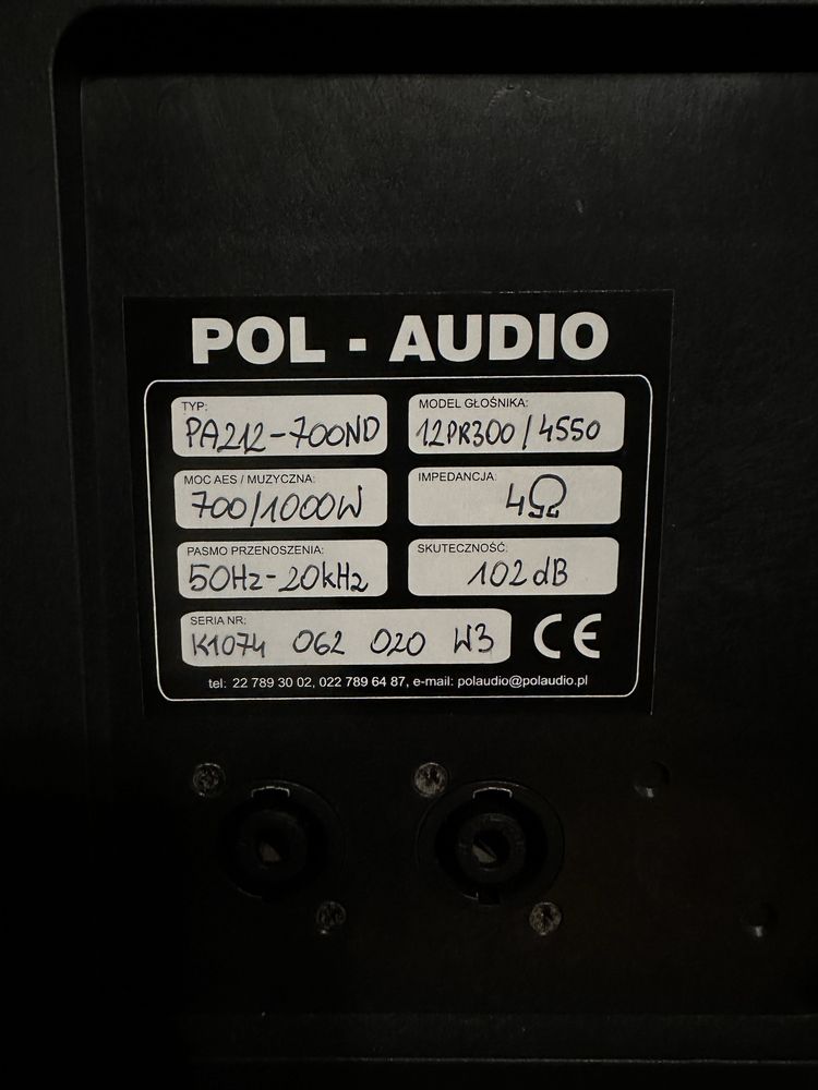 Polaudio pa212 tp118