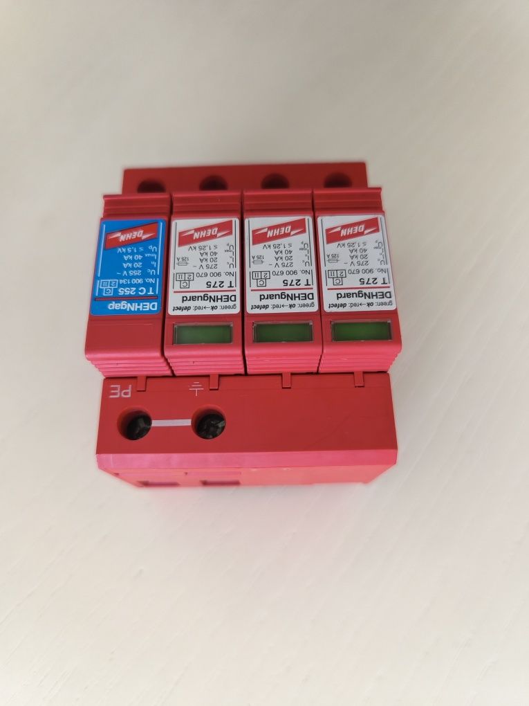 Protectores/Descarregadores Sobretensão  3P-Clase II-40kA-20kA-1,25kV