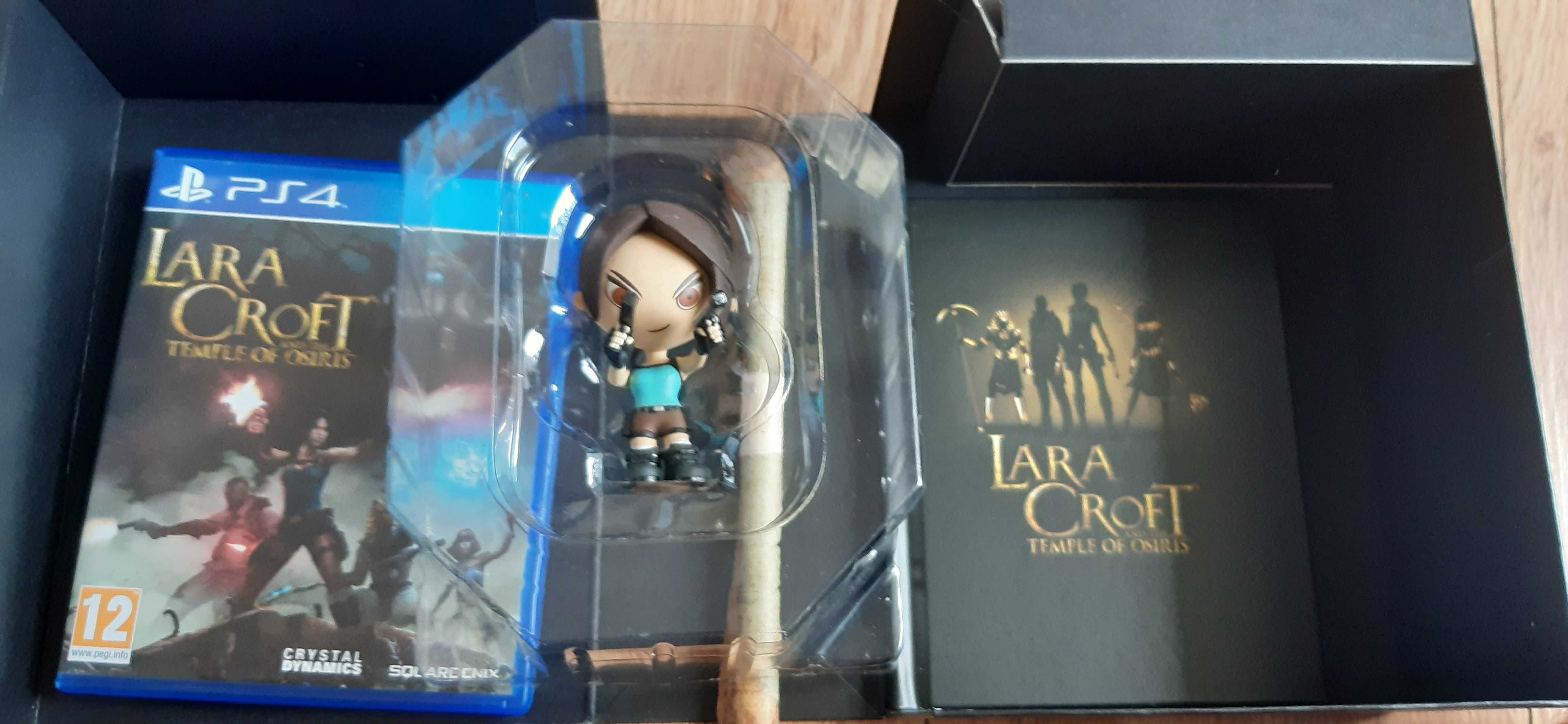 lara croft tomb raider gold edition zestaw big box ps4