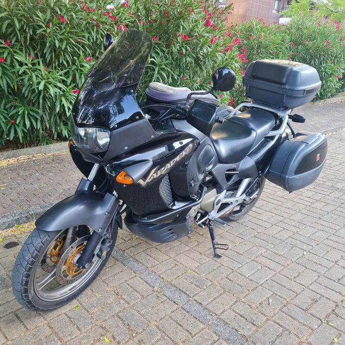 Honda xl1000 varadero 2002 malas topcase capa deposito