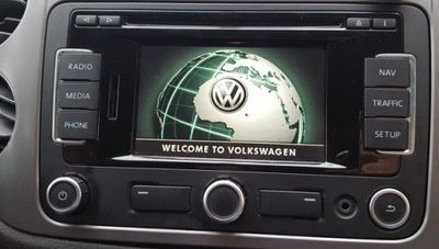 Rns315 VW Nawigacja Passat Touran Golf Bluetooth Polskie menu Antena