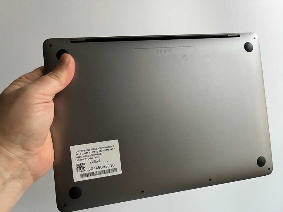 Laptop Apple Macbook PRO 13'' 2020 A2338 M1 8core 16/512GB FV23%