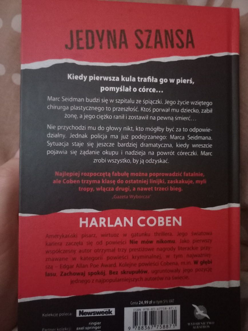 Książka Harlan Coben jedyna szansa