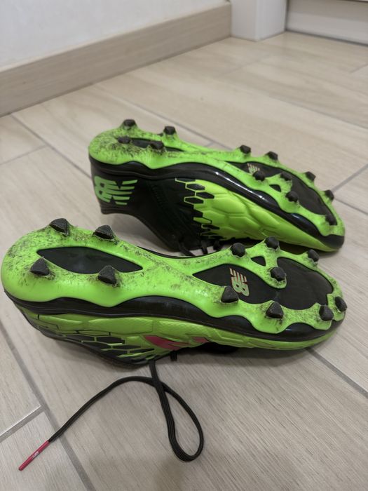 Футбольні бутси New Balance VIsaro 2.0 Pro FG неоново-зелені, 41,5 р