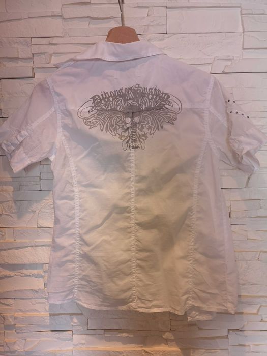 Koszula biała cienka M Diverse narzutka