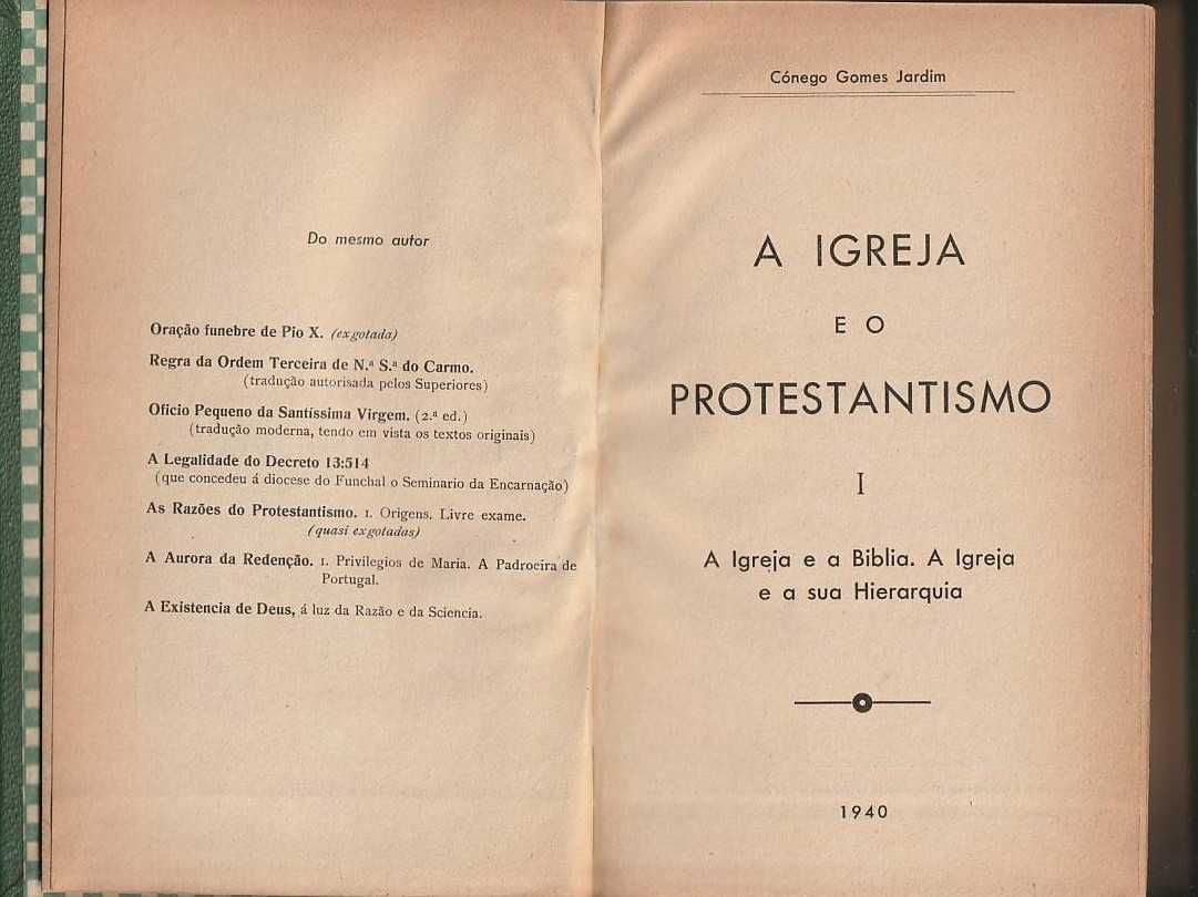 A Igreja e o Protestantismo-Cónego Gomes Jardim-