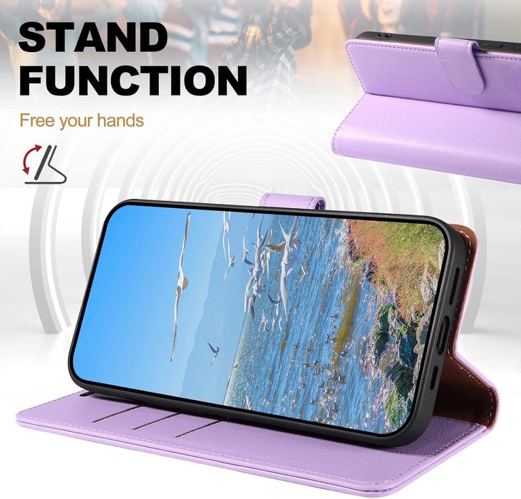 Capa para Xiaomi MI 9 Lite/MI A3 Lite/MI CC9, carteira em couro