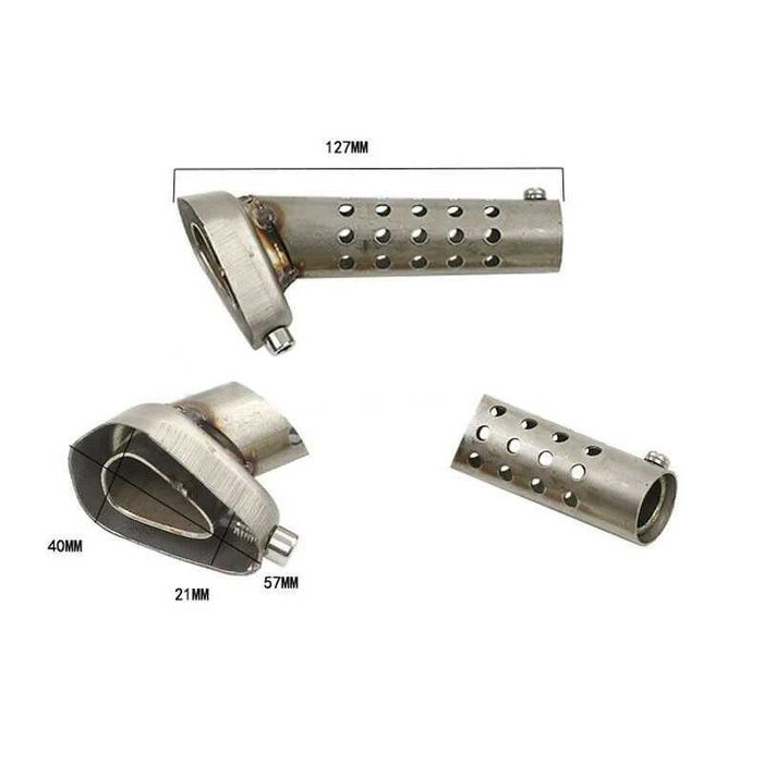 Silenciador DB Killer Universal 48/57 mm Escape Moto em Aço Inoxidável