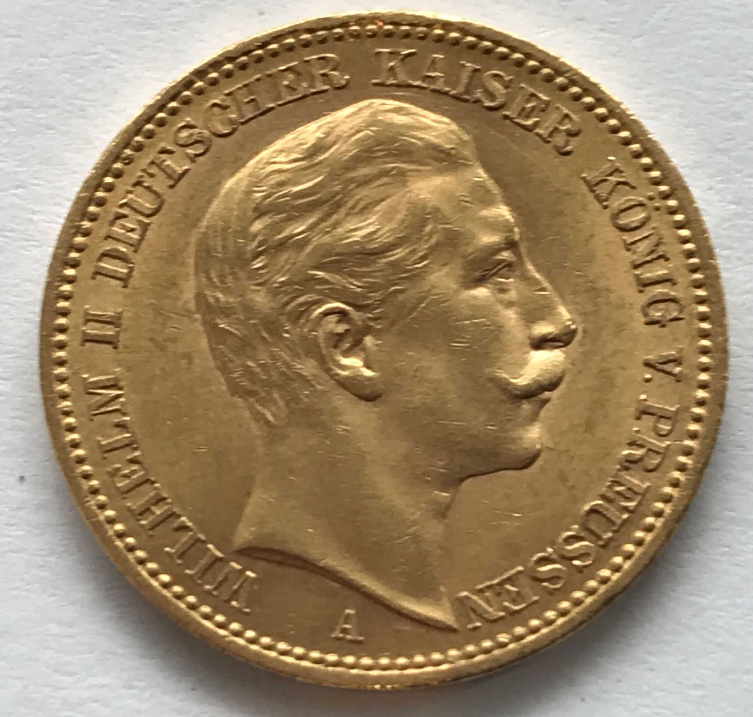 Niemcy  Prusy  Wilhelm II , 20 marek  1906 A