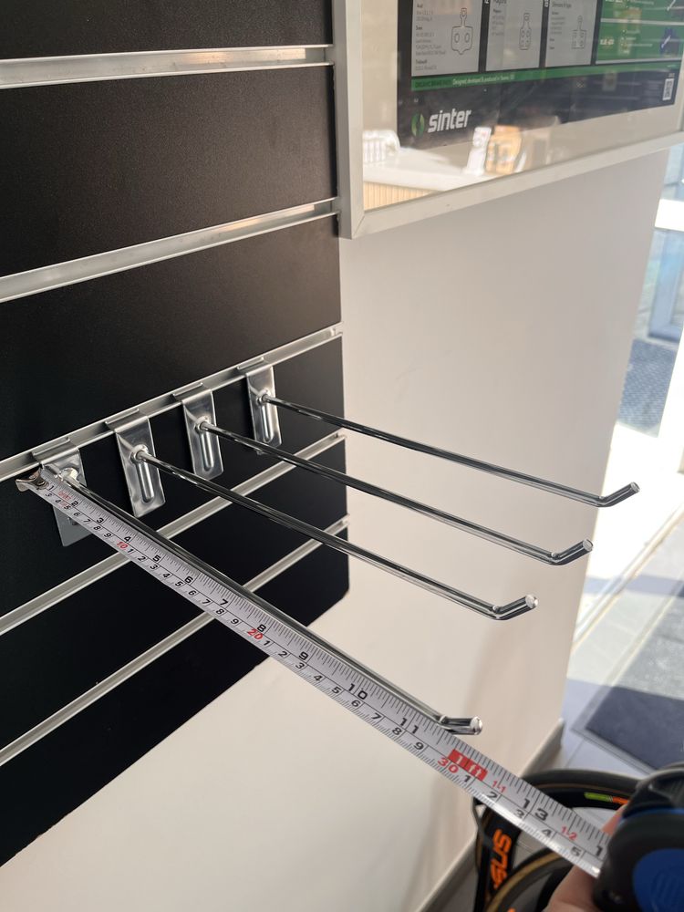 Haczyk pojedynczy spacewall chrom 30 cm