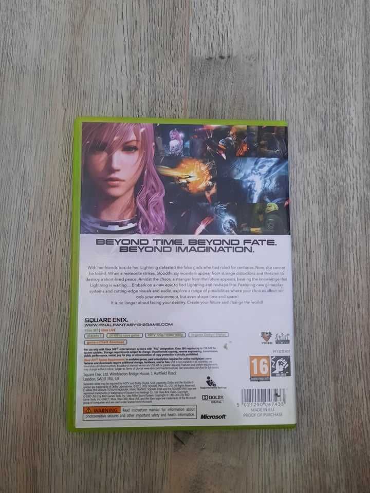 Final Fantasy XIII-2 xbox 360, płyta + pudełko