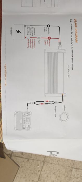 Pecron Smart car charger produt  modelo dc1242