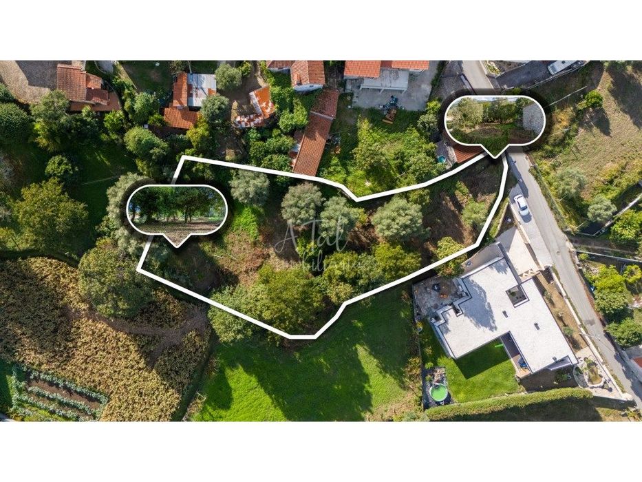 Terreno de 1348m² com 450m² de Área de Construção e Vista Fantástic...