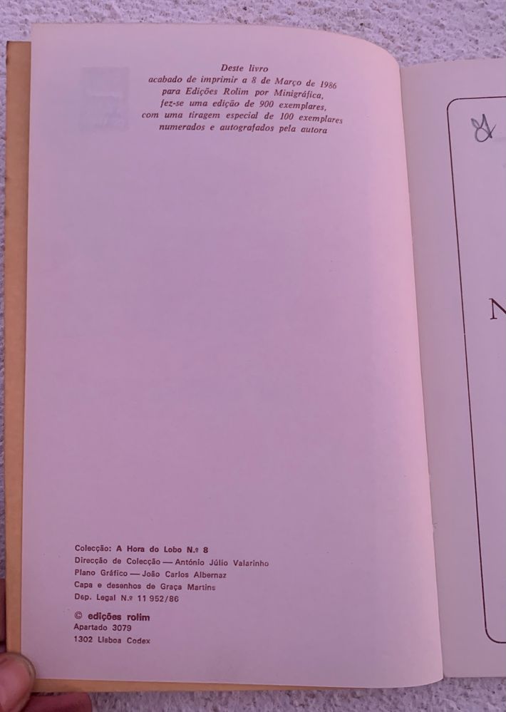 Em nome do corpo - Isabel de Sá   1986
